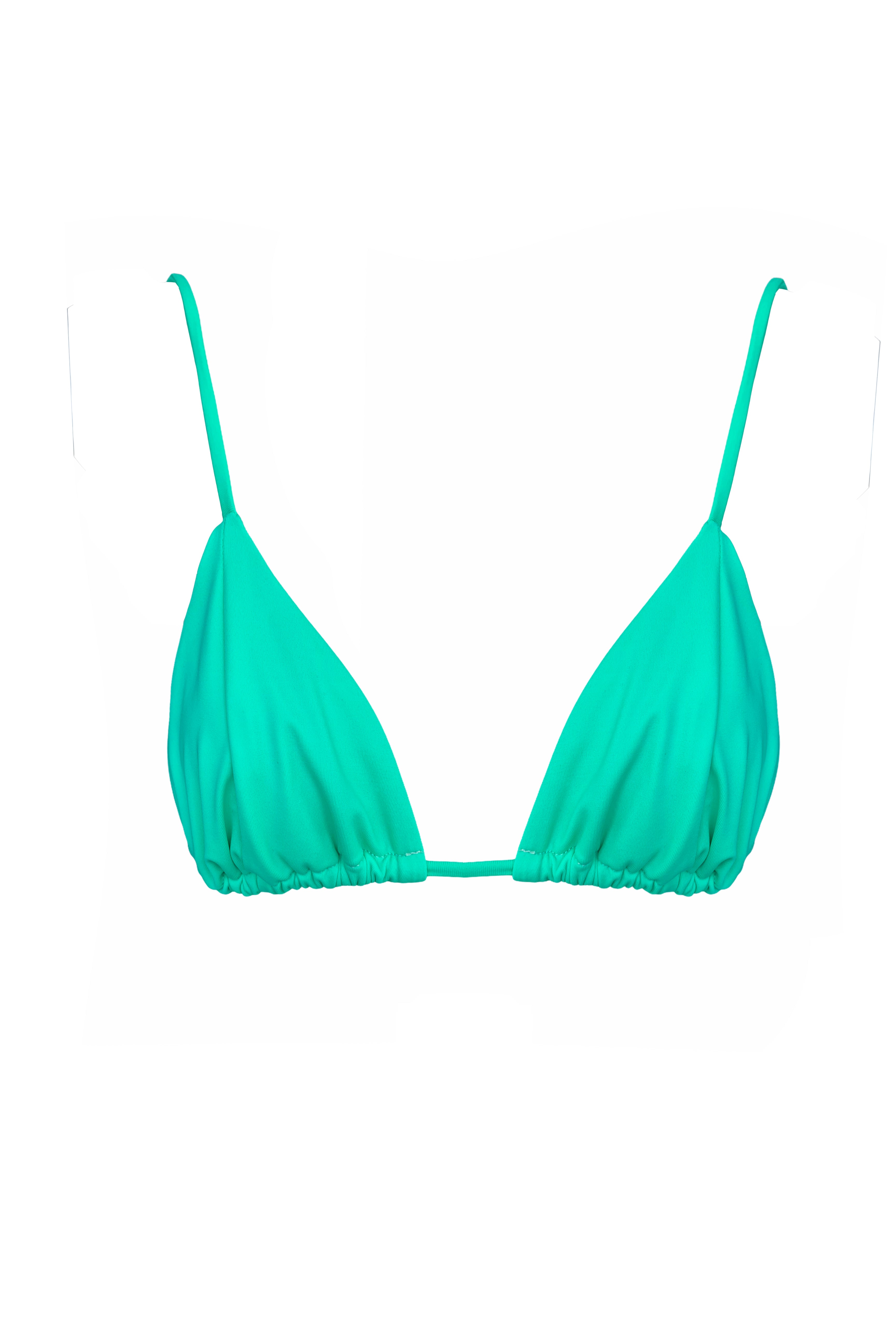 Mila Bikini Top in Aqua